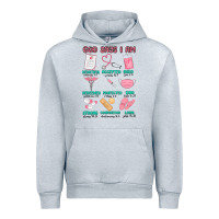 Heather Grey god says i am nurse Urban Hoodie - MaliasSmallBusiness
