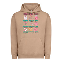 Pigment Burro god says i am nurse Urban Hoodie - MaliasSmallBusiness