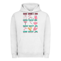 Pigment Lunar Rock god says i am nurse Urban Hoodie - MaliasSmallBusiness