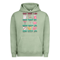 Pigment Oil Green god says i am nurse Urban Hoodie - MaliasSmallBusiness