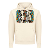 Vintage Artic cowhide leopard gemstone brushstroke Vintage Hoodie - AdoDesignShop