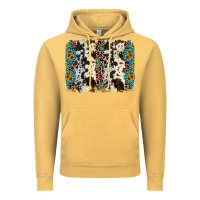 Vintage Mustard cowhide leopard gemstone brushstroke Vintage Hoodie - AdoDesignShop