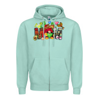 Seafoam mexican mom gnome Zipper Hoodie - CTS Tumbler Store