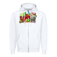 White mexican mom gnome Zipper Hoodie - CTS Tumbler Store