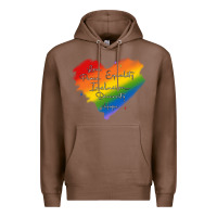Chestnut kindness equality peace love inclusion diversity h Premium Hoodie - MaliasSmallBusiness