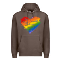 Coffee kindness equality peace love inclusion diversity h Premium Hoodie - MaliasSmallBusiness