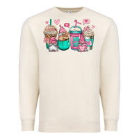 Sandshell valentines day gnomes coffee cups Premium Sweatshirt - Jasminsmagicworld