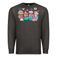 Smoke valentines day gnomes coffee cups Premium Sweatshirt - Jasminsmagicworld