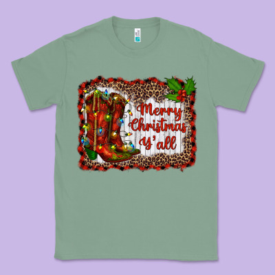 Merry Christmas Yall Classic Tee Designed By Ranaportraitstore