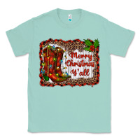 Seafoam merry christmas yall Classic Tee - RanaPortraitStore