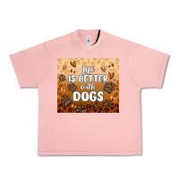 Salmon life is better with dogs Urban Heavy Tee - MaliasSmallBusiness