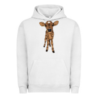 Pigment Lunar Rock baby cow Urban Hoodie - NancyCooperArtShop