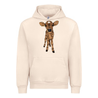 Sandshell baby cow Urban Hoodie - NancyCooperArtShop