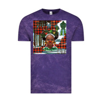 Cloud Purple Christmas African girl Vintage Tee - BarkalooDesign
