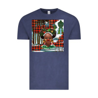 Vintage Denim Christmas African girl Vintage Tee - BarkalooDesign