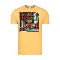 Vintage Mustard Christmas African girl Vintage Tee - BarkalooDesign