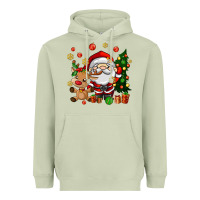 Matcha santa and reindeer Heavyweight Hoodie - AdoDesignShop