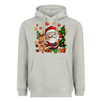 Moon Dust santa and reindeer Heavyweight Hoodie - AdoDesignShop