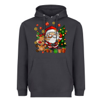 Smoke santa and reindeer Heavyweight Hoodie - AdoDesignShop