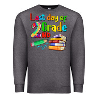 Charcoal Heather last day of second grade Premium Sweatshirt - Artiststas