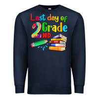 Navy last day of second grade Premium Sweatshirt - Artiststas