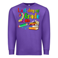 Purple last day of second grade Premium Sweatshirt - Artiststas