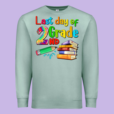 Last Day Of Second Grade Premium Sweatshirt Designed By Artiststas