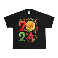 Black happy new year 2024 Urban Heavy Tee - MaliasSmallBusiness