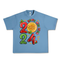 Pebble Blue happy new year 2024 Urban Heavy Tee - MaliasSmallBusiness