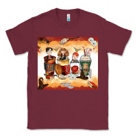 Burgundy harry coffee cups Classic Tee - Zillion Design Studio