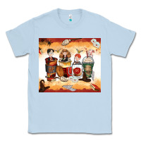 Dusty Blue harry coffee cups Classic Tee - Zillion Design Studio