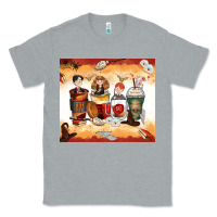 Heather Grey harry coffee cups Classic Tee - Zillion Design Studio