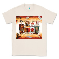 Natural harry coffee cups Classic Tee - Zillion Design Studio