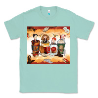 Seafoam harry coffee cups Classic Tee - Zillion Design Studio