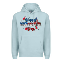 Blue Mist happy memorial day Premium Hoodie - MaliasSmallBusiness