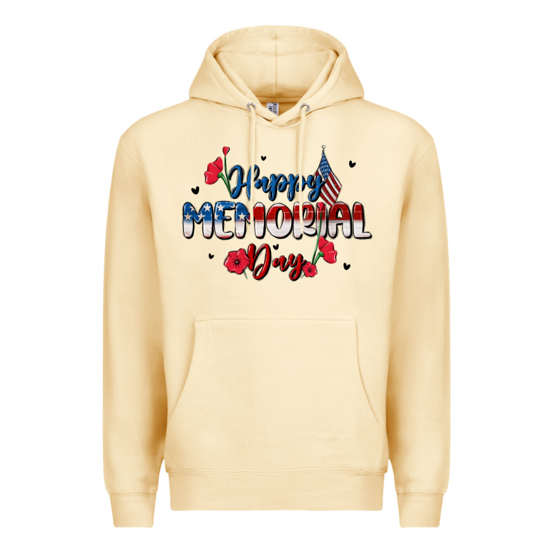 Happy Memorial Day Premium Hoodie by MaliasSmallBusiness | Teevron