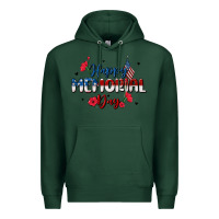 Sports Green happy memorial day Premium Hoodie - MaliasSmallBusiness