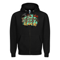 Black i'm 2023 done Zipper Hoodie - Zillion Design Studio