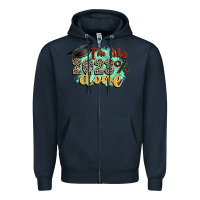 Navy i'm 2023 done Zipper Hoodie - Zillion Design Studio