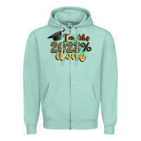 Seafoam i'm 2023 done Zipper Hoodie - Zillion Design Studio
