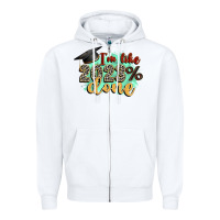 White i'm 2023 done Zipper Hoodie - Zillion Design Studio