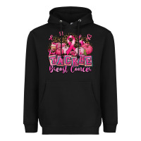 Black tackle breast cancer with pumpkin Heavyweight Hoodie - AdoDesignShop