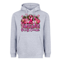 Heather Grey tackle breast cancer with pumpkin Heavyweight Hoodie - AdoDesignShop
