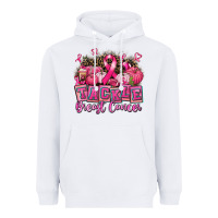 White tackle breast cancer with pumpkin Heavyweight Hoodie - AdoDesignShop