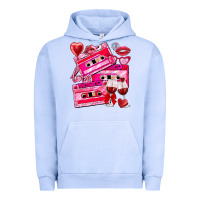 Pigment Grape Ice valentines day cassette Urban Hoodie - NancyCooperArtShop