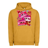 Pigment Peanut Butter valentines day cassette Urban Hoodie - NancyCooperArtShop