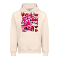 Sandshell valentines day cassette Urban Hoodie - NancyCooperArtShop