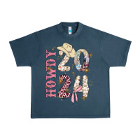 Midnight Navy howdy 2024 Urban Heavy Tee - MaliasSmallBusiness