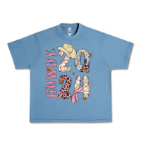 Pebble Blue howdy 2024 Urban Heavy Tee - MaliasSmallBusiness