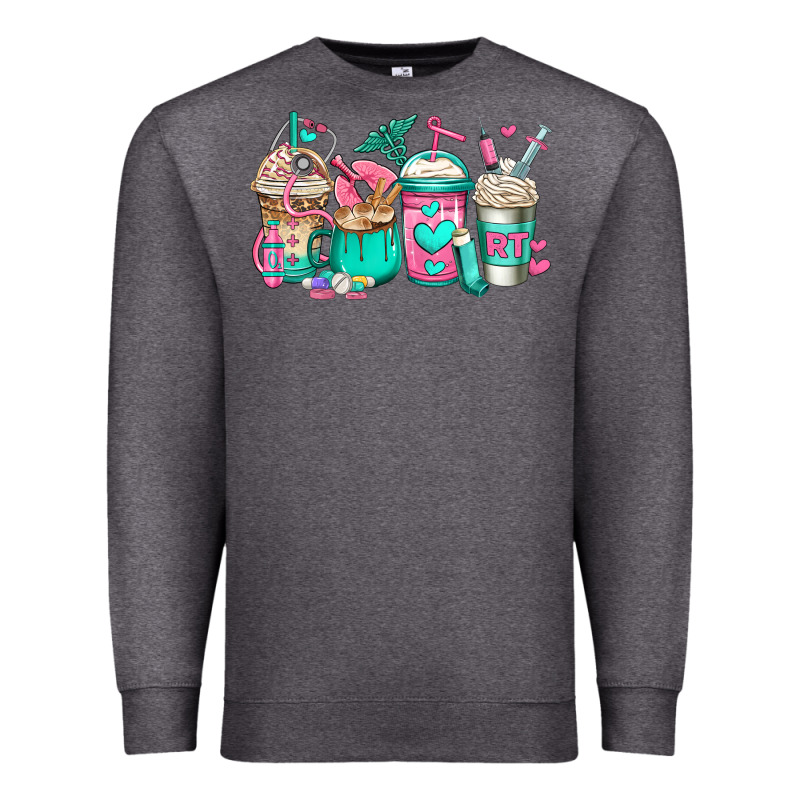 Rt Respiratory Therapist Coffee Cups Premium Sweatshirt by Jasminsmagicworld | Teevron